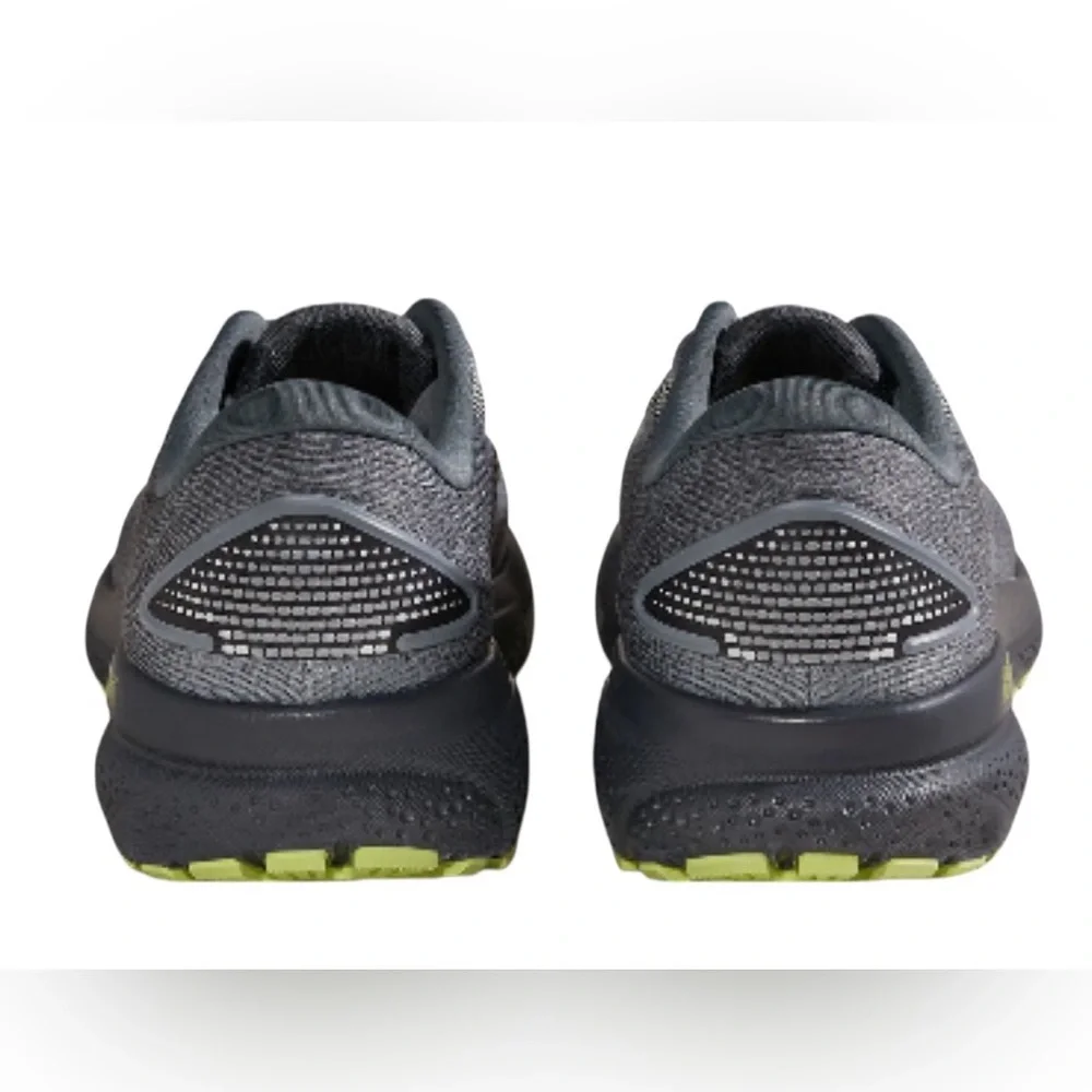 Brooks Ghost 16 in Grey/Lime tennis shoes sneakers Size Men’s 10 - Picture 7 of 11